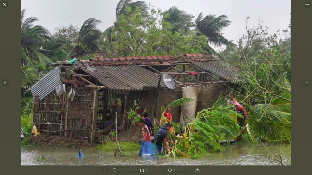 Возросло число жертв циклона, обрушившегося на побережье Бангладеш