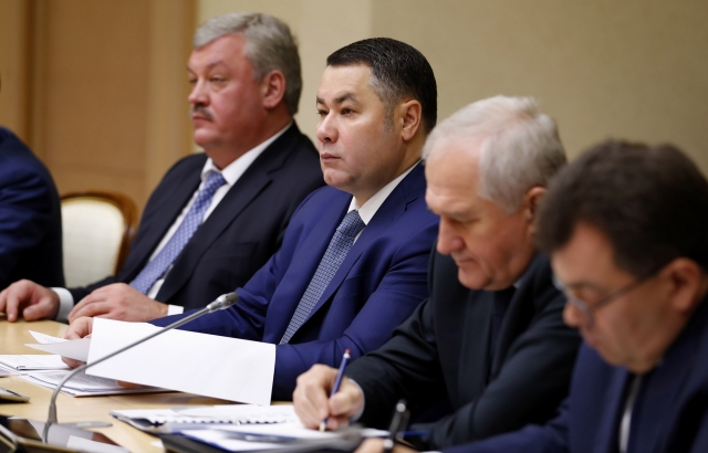 Тверской губернатор Руденя обсудил нацпроекты на федеральном уровне