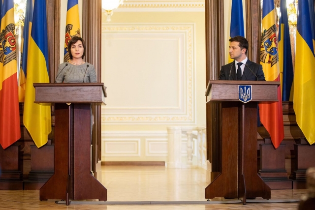 Визит премьера министра Молдавии Майи Санду в Киев. Июль 2019