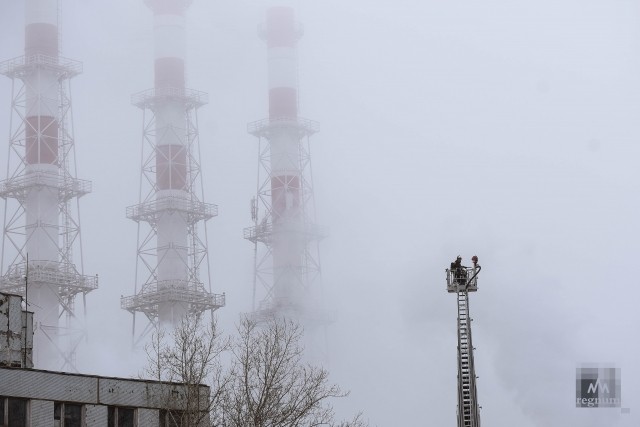 Крупный пожар на северо-западе Москвы — фоторепортаж