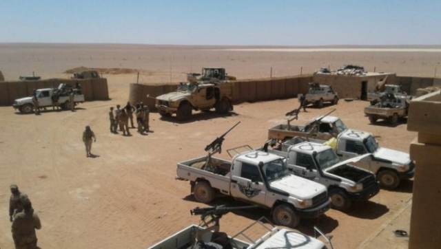 База США на территории Сирии в районе населённого пункта Эт-Танф 
