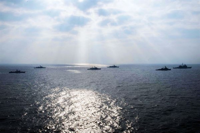 Южная Корея и США проводят морские манёвры в Тихом океане ВМФ Южной Кореи