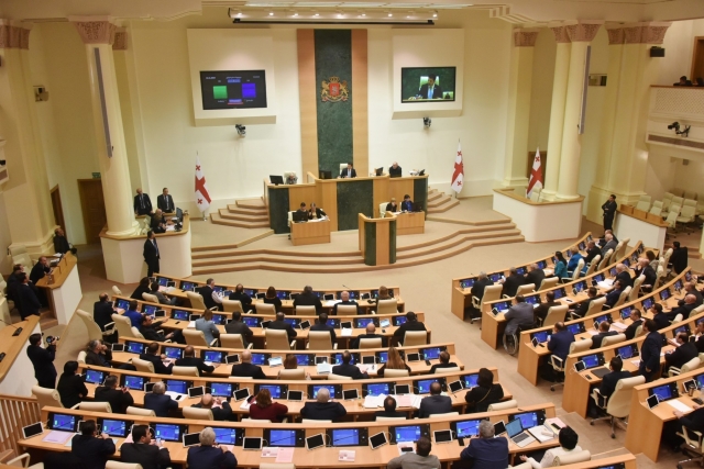 В грузинском парламенте 