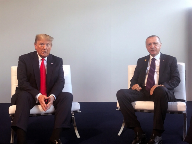 Дональд Трамп и Реджеп Тайип Эрдоган 