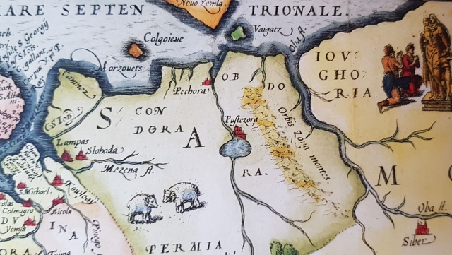На английской карте Энтони Дженкинсона 1562 года Севернее Пустозерска загадочный город Печора. По мнению О. В.Овсянникова, это и есть Ортинское городище, раскопанное им в 1985–1995 гг