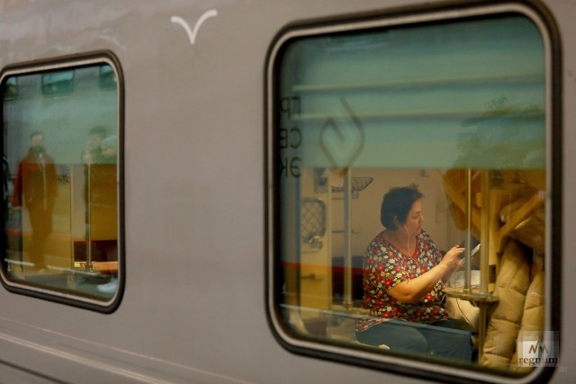 Пассажиры поезда