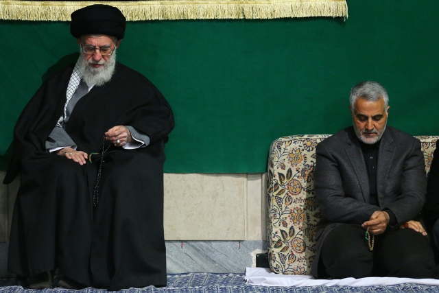 Али Хаменеи и Касем Сулеймани 