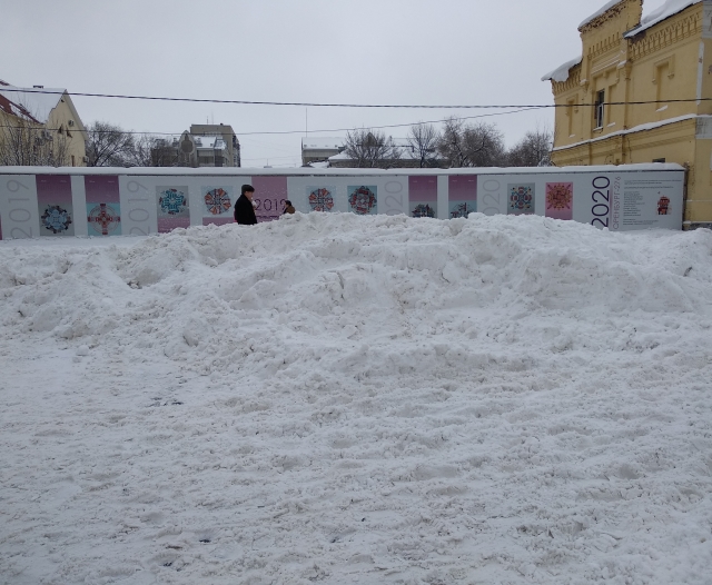 Мэрия Оренбурга: уборка снега ведётся круглосуточно