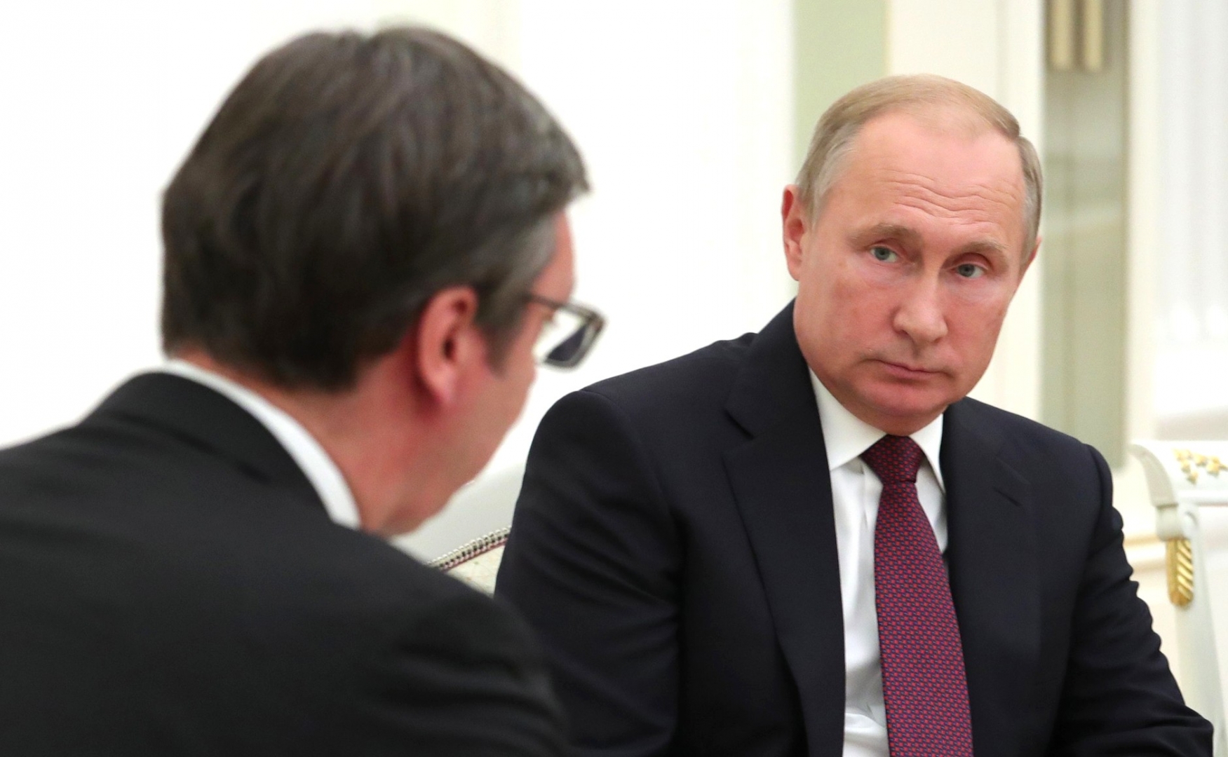 Встреча Владимира Путина с Александром Вучичем