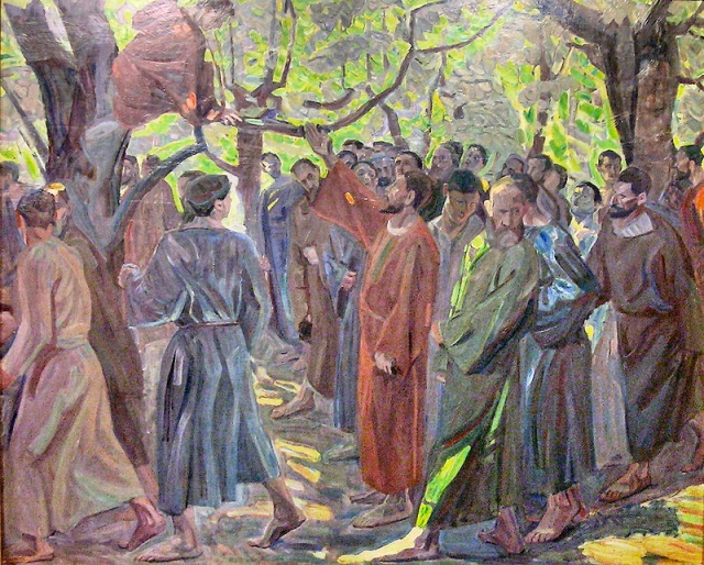 Нильс Ларсен Стевнс. Иисус и Закхей. 1913