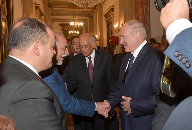 Александр Лукашенко во время посещения египетского парламента, 19 февраля 2020 года