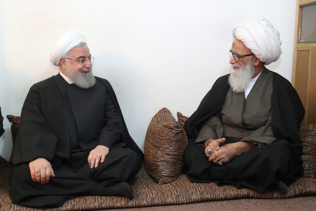 Хасан Рухани во время визита в Ирак 