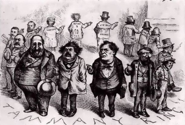 Круговая порука. Карикатура 1871