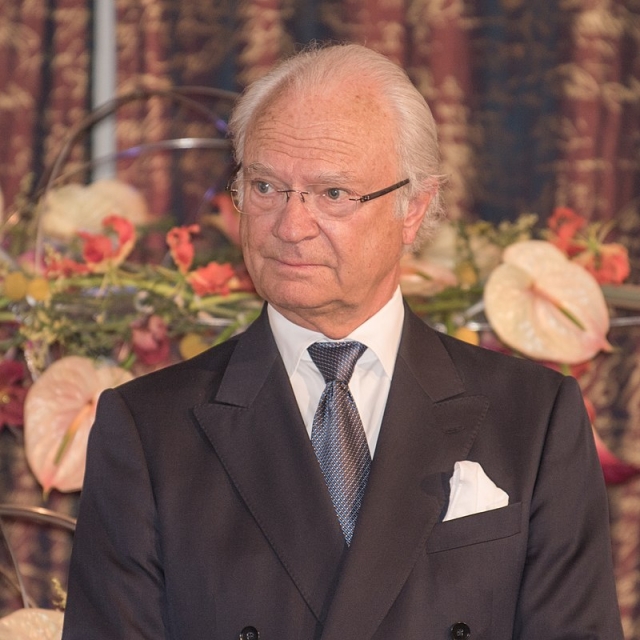Король Швеции Карл XVI Густав в 2018 году