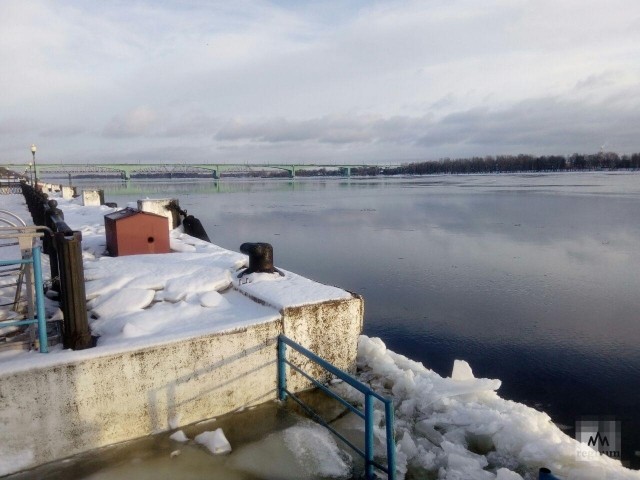 В Ярославле Волга освободилась ото льда на месяц раньше