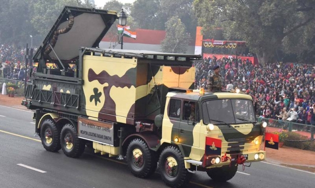 РЛС Swathi на военном параде в Дели