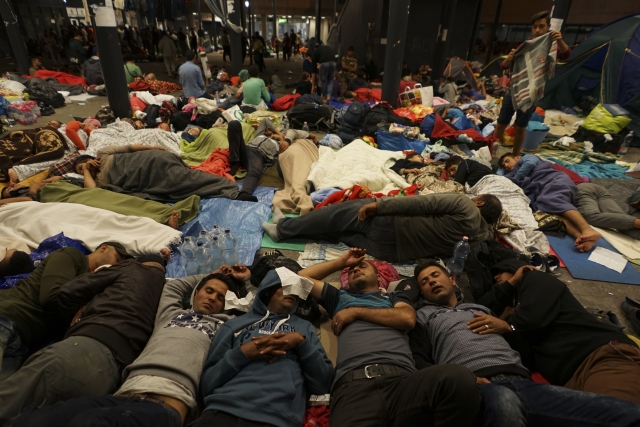 Сирийские беженцы в Европе 