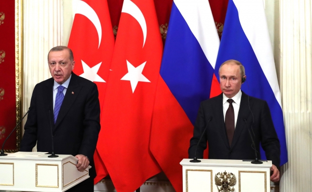 Встреча Владимира Путина и Реджепа Тайипа Эрдогана. Москва. 5 марта 2020 