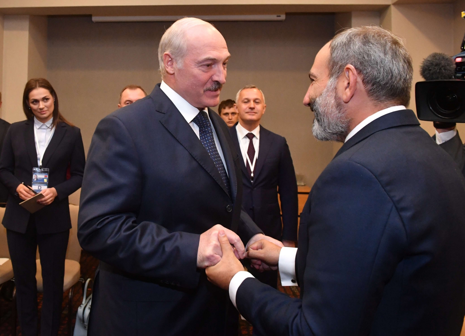 Встреча Никола Пашиняна и Александра Лукашенко 
