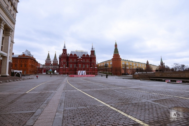 Опустевшая Москва 