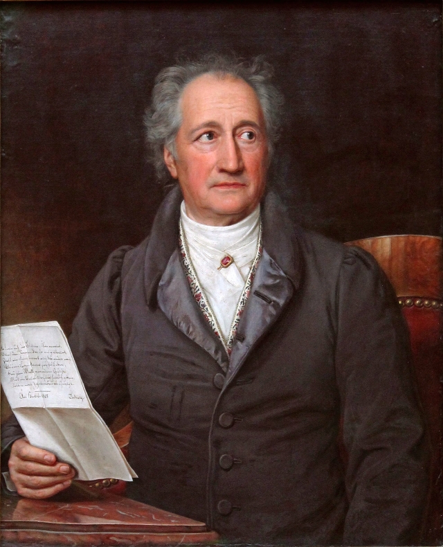 Йозеф Карл Штилер. Портерт Иоганна Вольфганга Гете. 1828