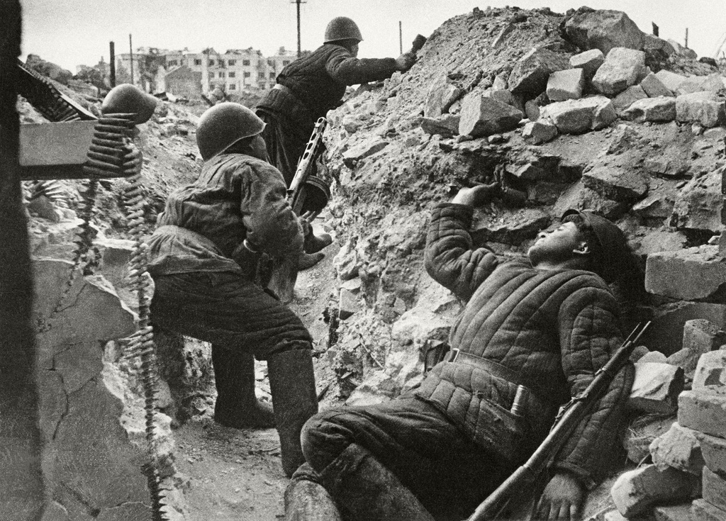 Бой за дом Павлова, Сталинград. 1942