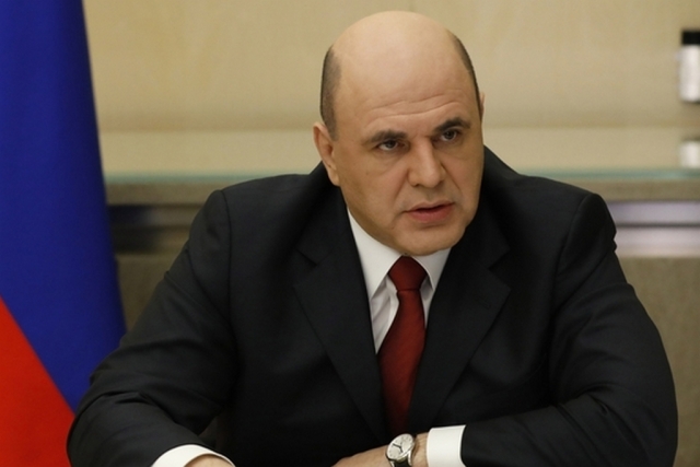 Михаил Мишустин на заседании правительства 16 апреля