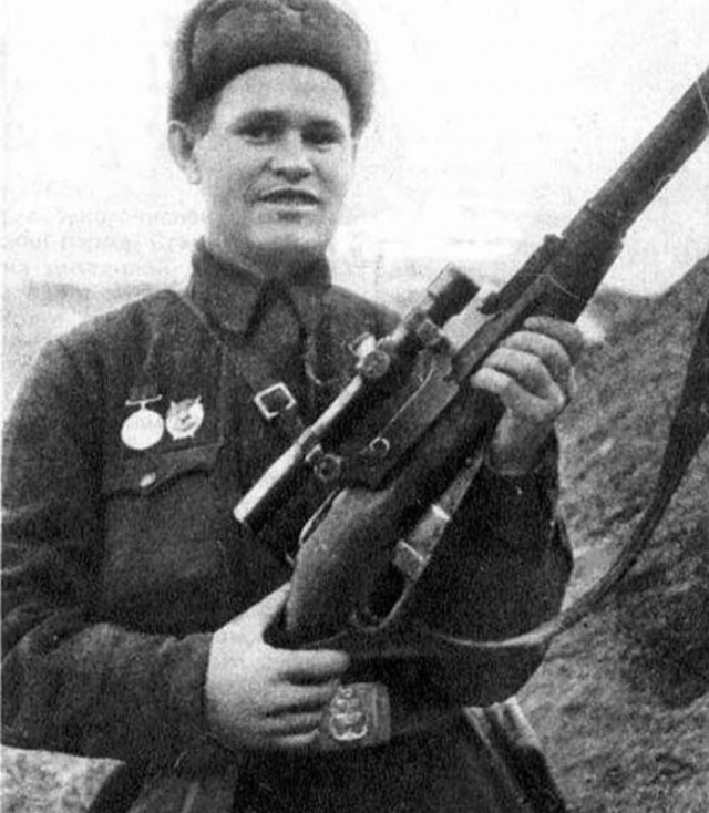 Василий Зайцев, снайпер