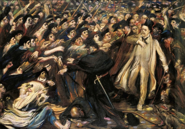 Анри де Гро. Глумление. 1898