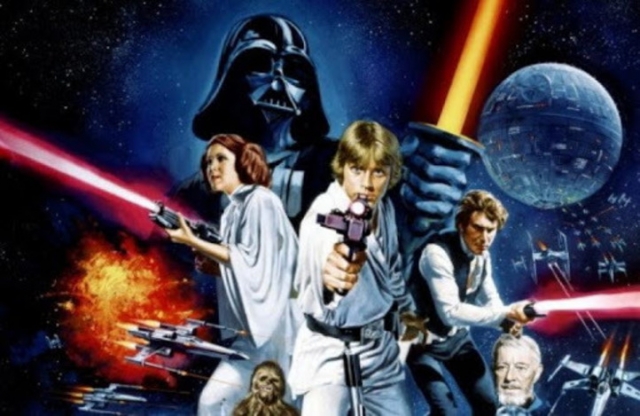 Фрагмент постера фильма «Звёздные войны. Эпизод IV Новая надежда». 1977. США