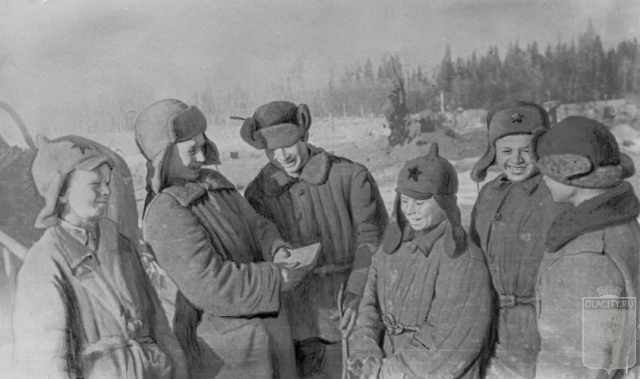 Комсомольско-молодёжная бригада Йошкар-Олинского лестрансхоза. 1945