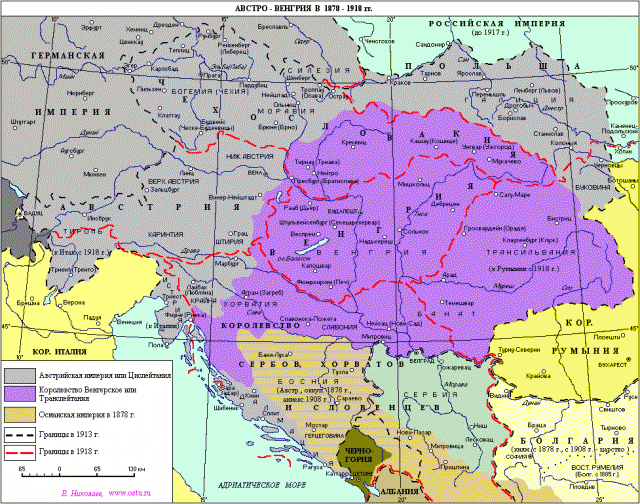 Карта венгрии до 1920 года и после