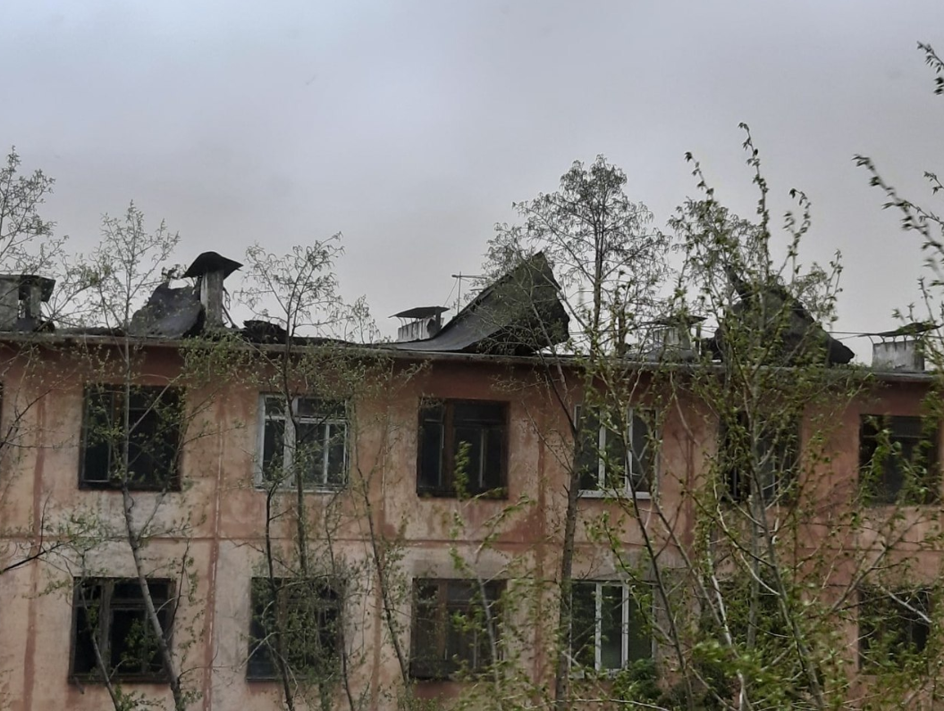 Штормовой ветер срывает крыши в Забайкалье