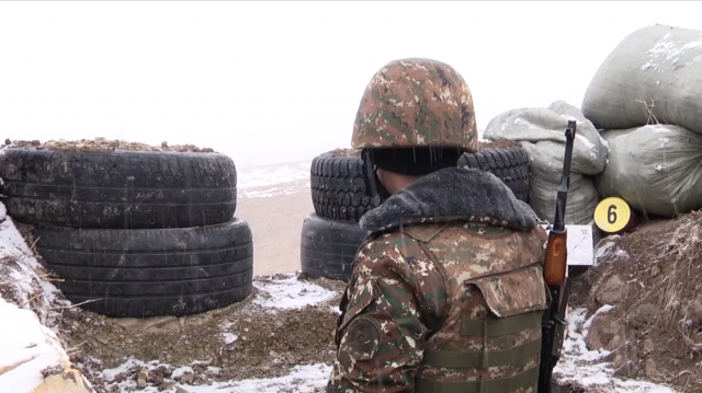 Позиции Армии обороны Нагорного Карабаха