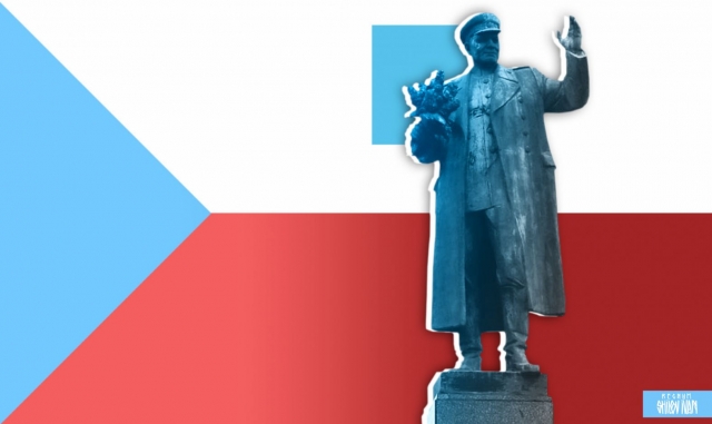 Снесенный памятник Ивану Степановичу Коневу в Праге 