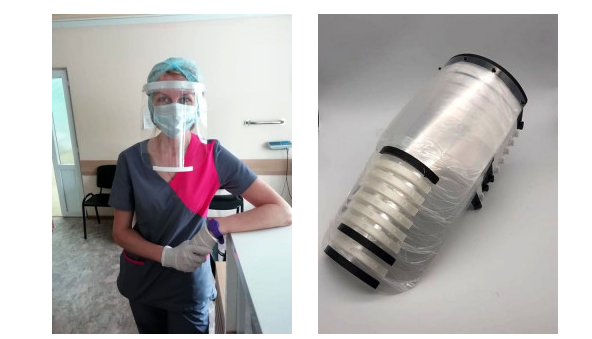 На Алтае защитные маски печатают на 3D-принтере и бесплатно раздают врачам