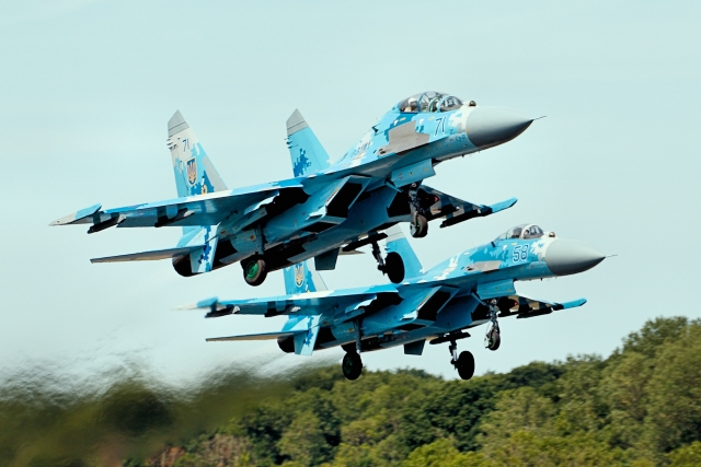 Истребители -перехватчики Су-27 ВС Украины