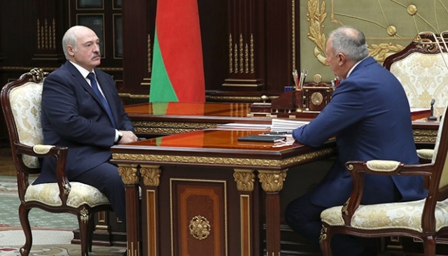 Александр Лукашенко и Сергей Румас 