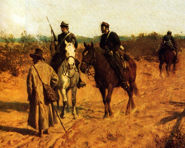 Максымилиан Герымский. Разъезд польских повстанцев. 1872
