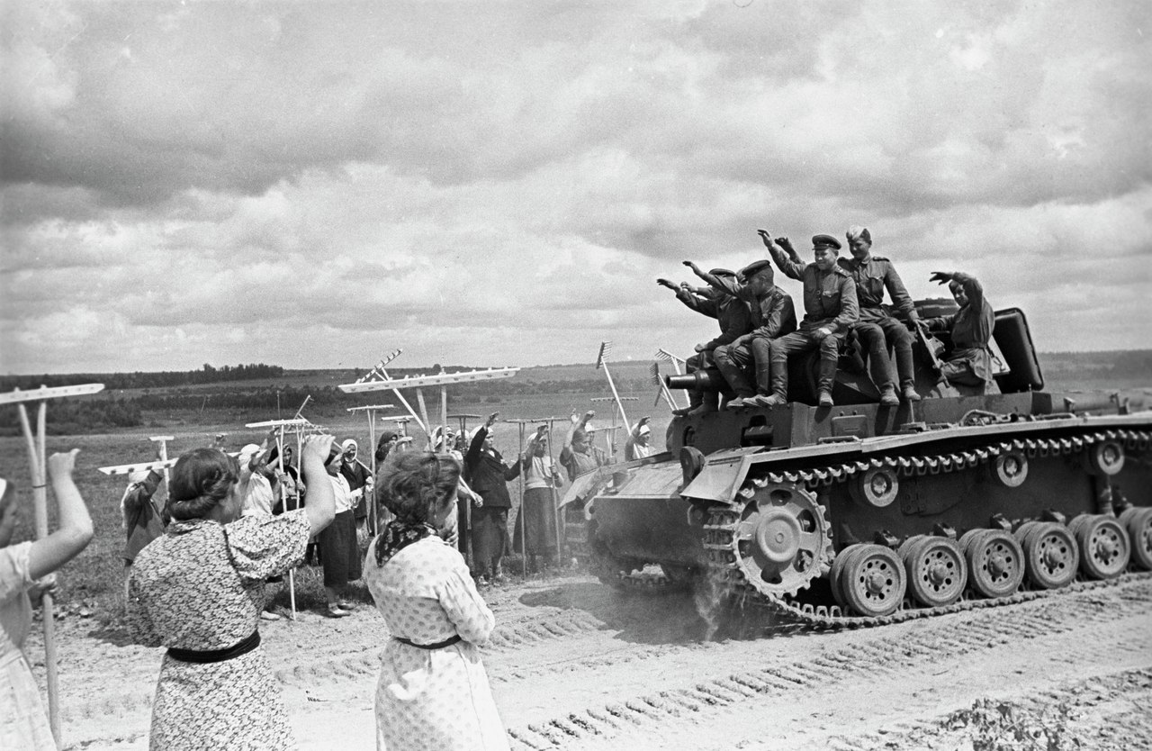 . Группа трофейных «пантер» Польша, 1944 год