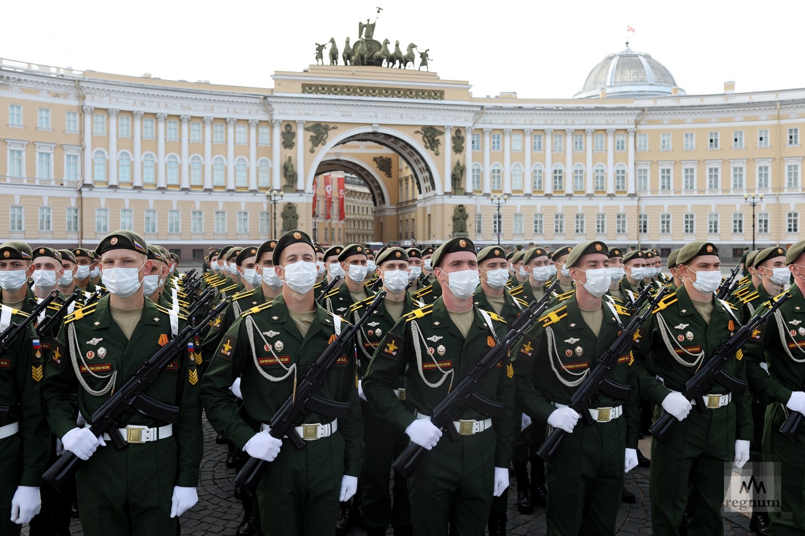 Репетиция парада Победы 2021 в Санкт-Петербурге