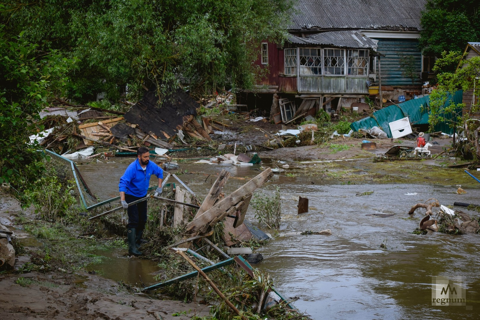 Наводнение в Рузе 08.07.2020