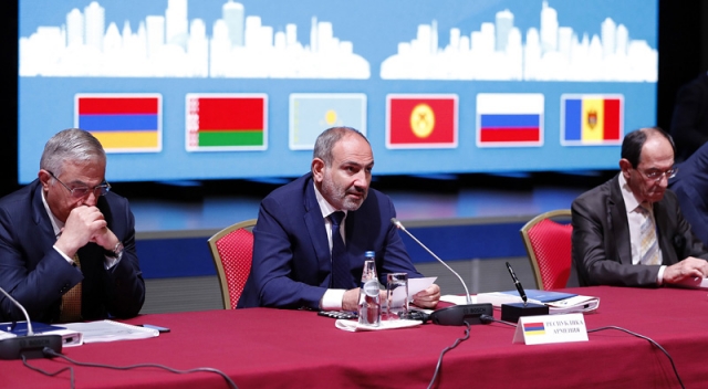 Выступление Никола Пашиняна на заседании Евразийского межправительственного совета в Минске. 17 июля 2020 года