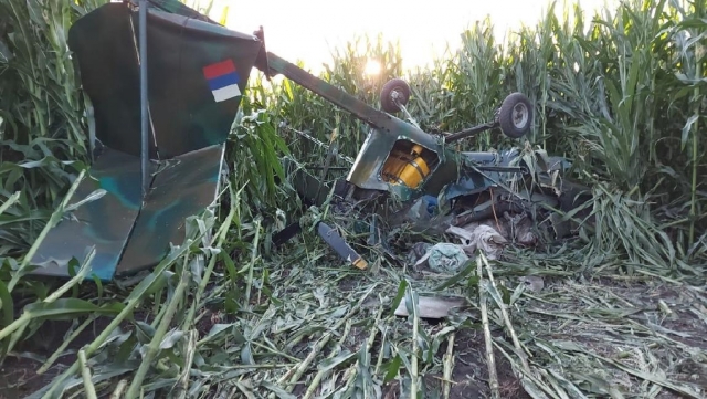 В Курской области потерпел крушение легкомоторный самолет