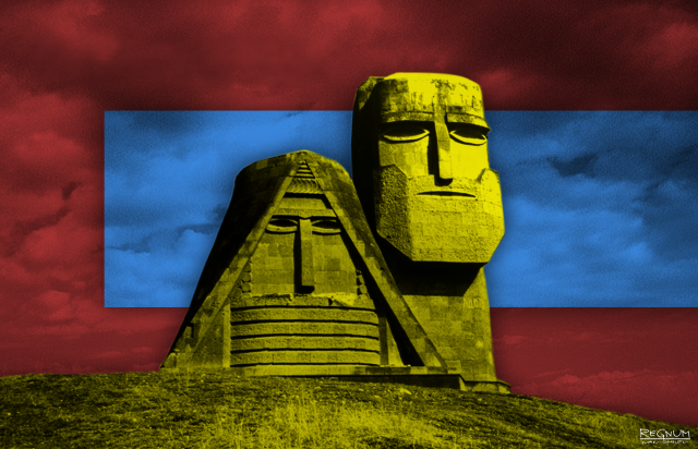 Монумент «Мы — наши горы». Нагорный Карабах 