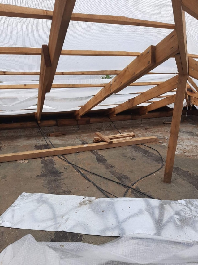 Так выглядит капитально ремонтируемая крыша в Чите