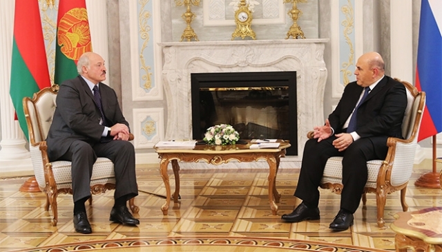 Встреча Александра Лукашенко с Михаилом Мишустиным