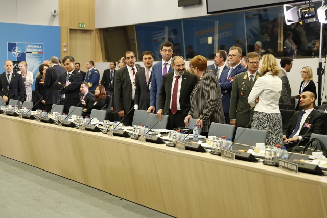 Выступление премьер-министра Никола Пашиняна на встрече глав государств и правительств стран-членов НАТО 