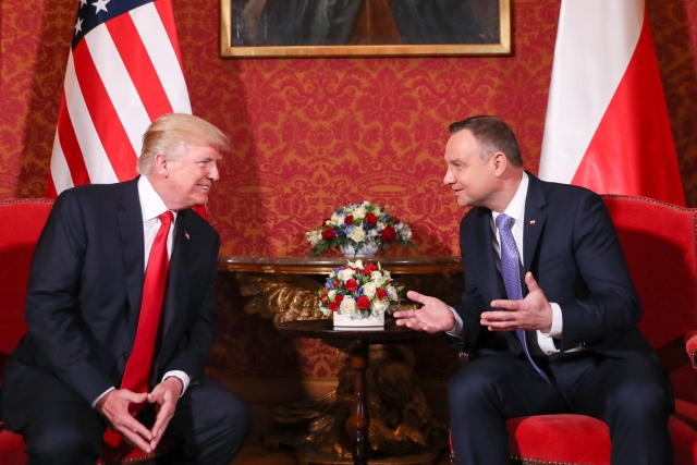 Donald Trump e Andrzej Duda