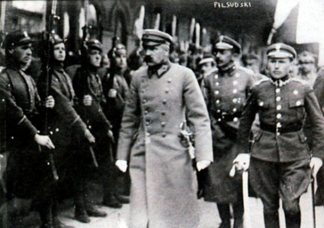 Jozef Pilsudski em Minsk.  1919